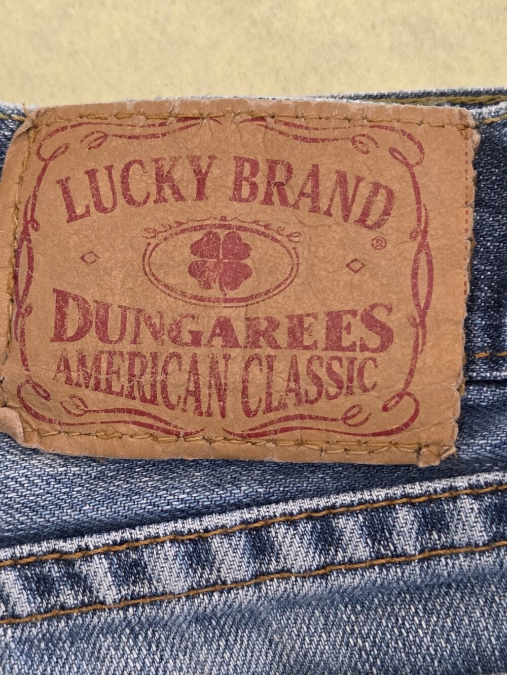 Lucky Brand Daisy Duke Jean Denim Short 26 Button Fly MADE IN USA Frayed Cutoffs - Picture 6 of 14